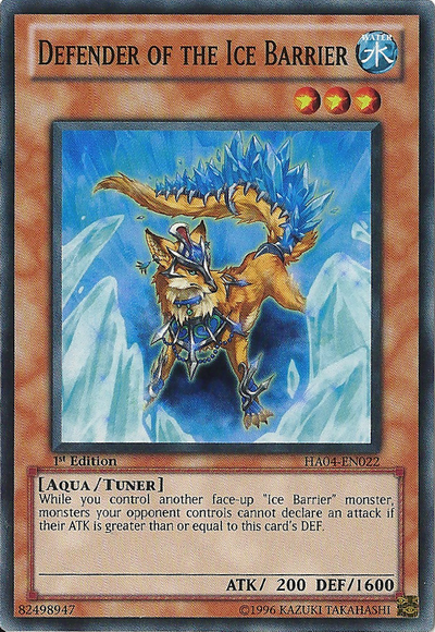 Defender of the Ice Barrier [HA04-EN022] Super Rare | Card Merchant Takapuna