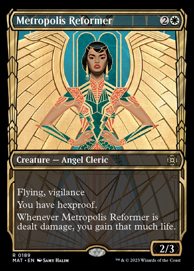 Metropolis Reformer (Showcase Halo Foil) [March of the Machine: The Aftermath] | Card Merchant Takapuna