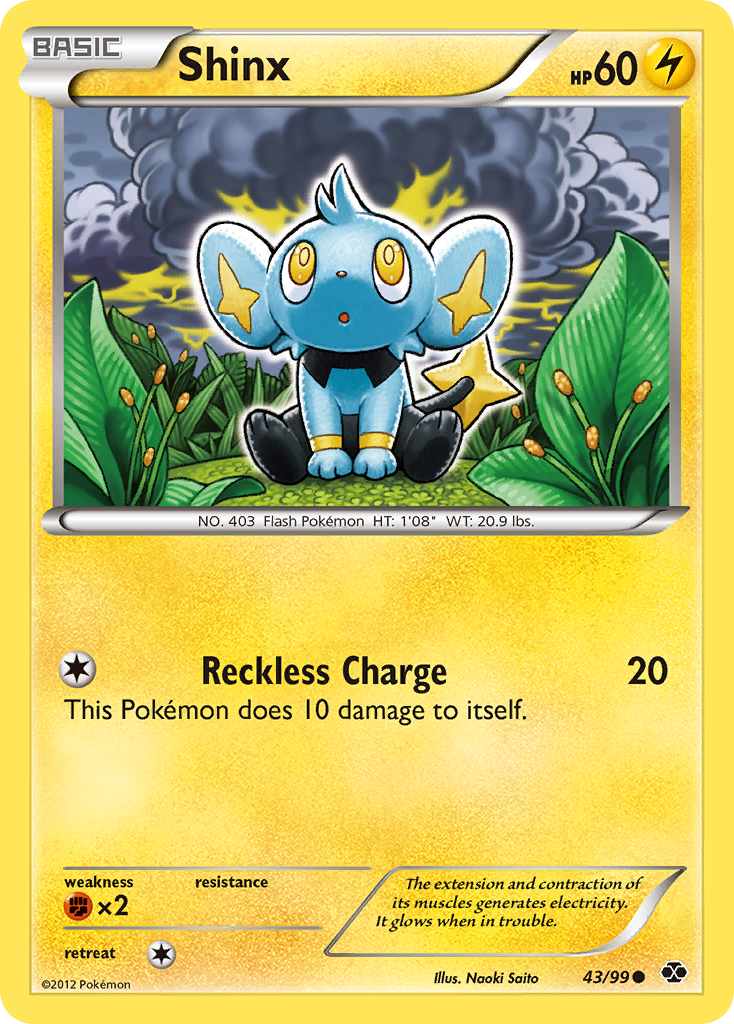 Shinx (43/99) [Black & White: Next Destinies] | Card Merchant Takapuna