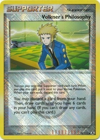 Volkner's Philosophy (98/111) (Player Reward) [Platinum: Rising Rivals] | Card Merchant Takapuna