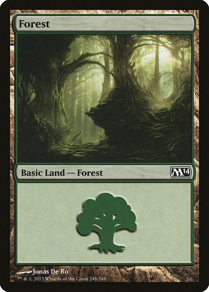 Forest (248) [Magic 2014] | Card Merchant Takapuna