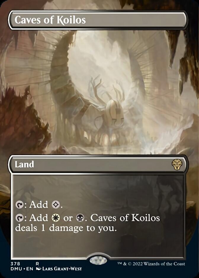 Caves of Koilos (Borderless Alternate Art) [Dominaria United] | Card Merchant Takapuna