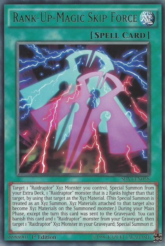 Rank-Up-Magic Skip Force [SHVI-EN058] Rare | Card Merchant Takapuna