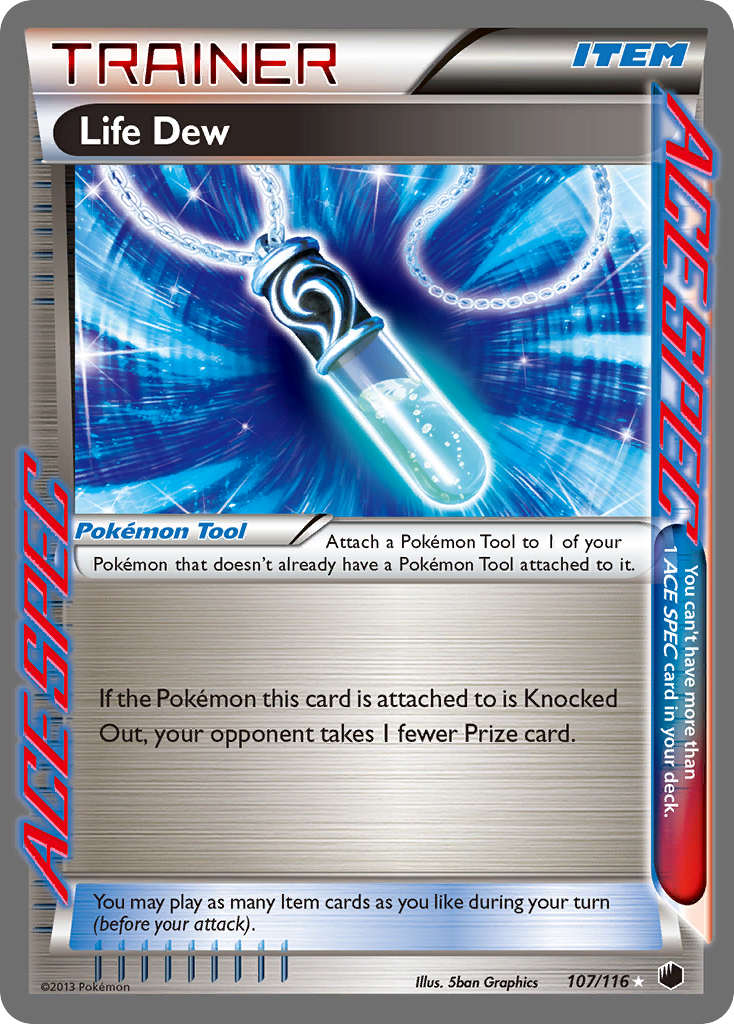 Life Dew (107/116) [Black & White: Plasma Freeze] | Card Merchant Takapuna