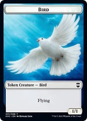 Bird // Spirit Double-Sided Token [Kaldheim Commander Tokens] | Card Merchant Takapuna