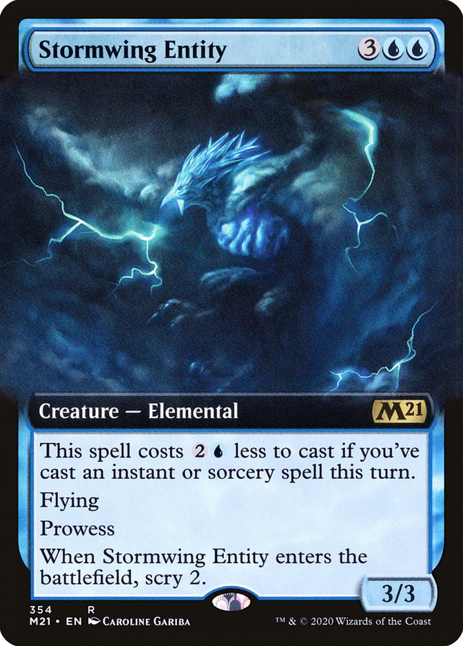 Stormwing Entity (Extended Art) [Core Set 2021] | Card Merchant Takapuna