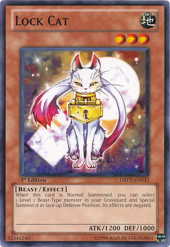 Lock Cat [DREV-EN033] Common | Card Merchant Takapuna