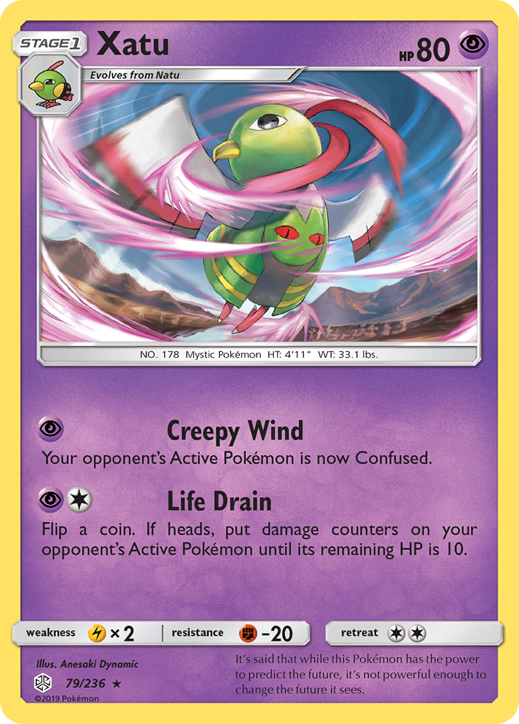 Xatu (79/236) [Sun & Moon: Cosmic Eclipse] | Card Merchant Takapuna