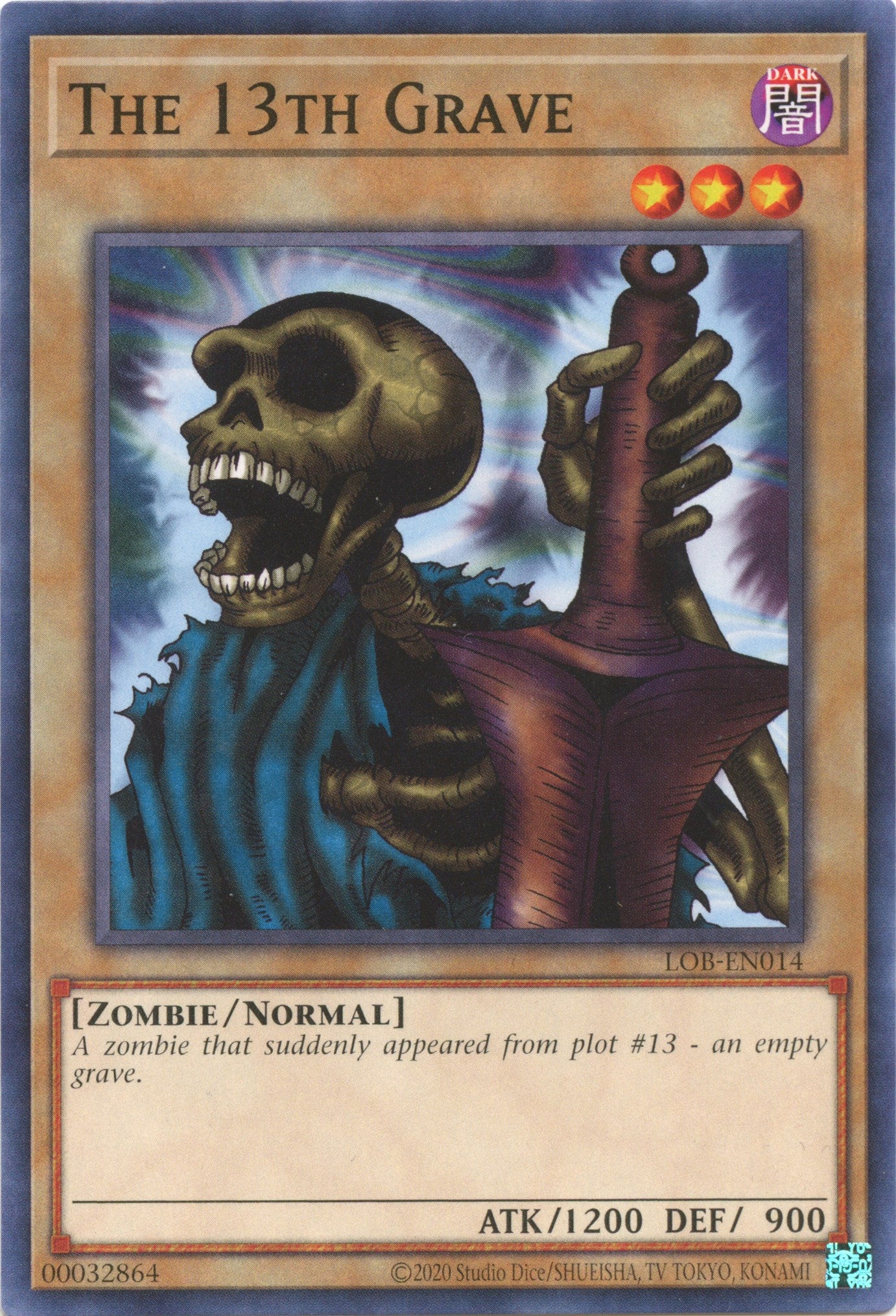 The 13th Grave (25th Anniversary) [LOB-EN014] Common | Card Merchant Takapuna