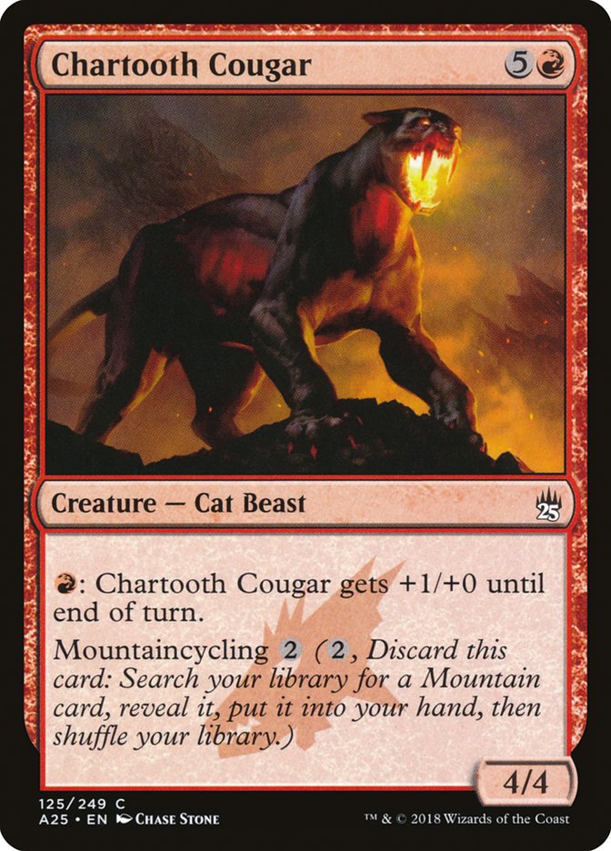 Chartooth Cougar [Masters 25] | Card Merchant Takapuna