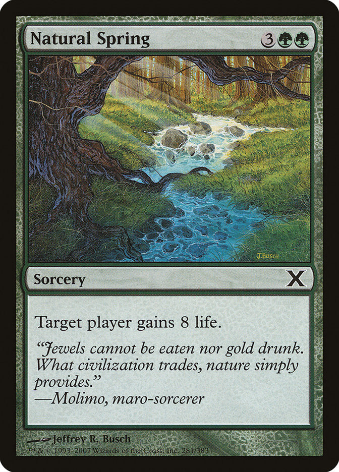 Natural Spring [Tenth Edition] | Card Merchant Takapuna