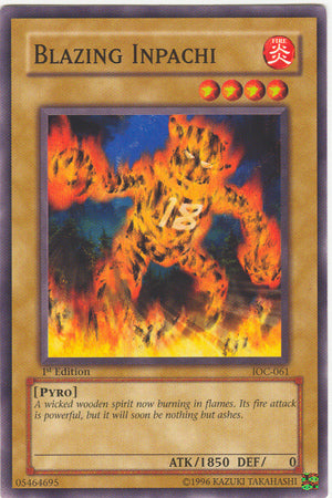 Blazing Inpachi [IOC-061] Common | Card Merchant Takapuna