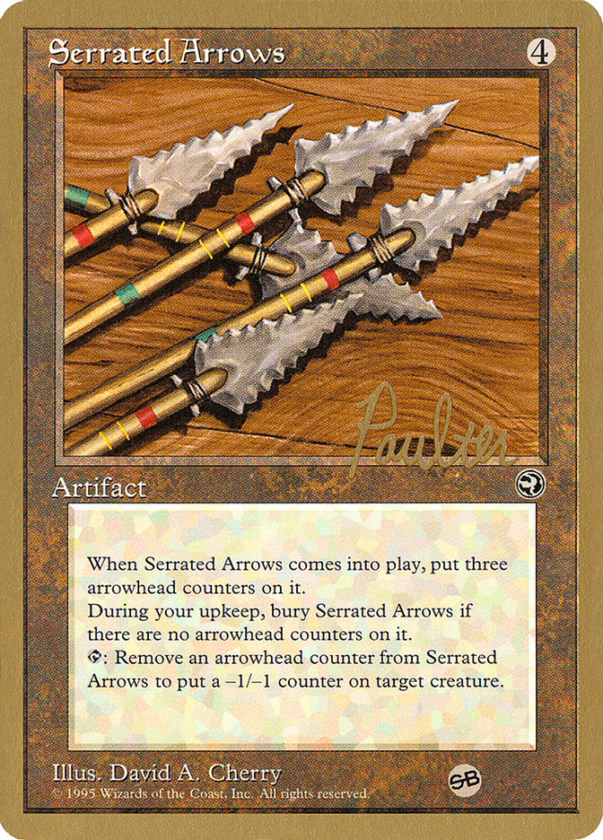 Serrated Arrows (Preston Poulter) (SB) [Pro Tour Collector Set] | Card Merchant Takapuna