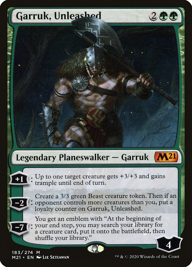 Garruk, Unleashed [Core Set 2021] | Card Merchant Takapuna