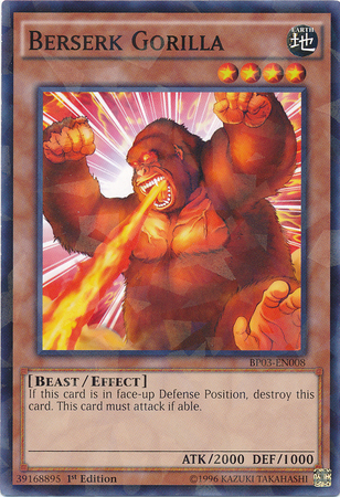 Berserk Gorilla [BP03-EN008] Shatterfoil Rare | Card Merchant Takapuna