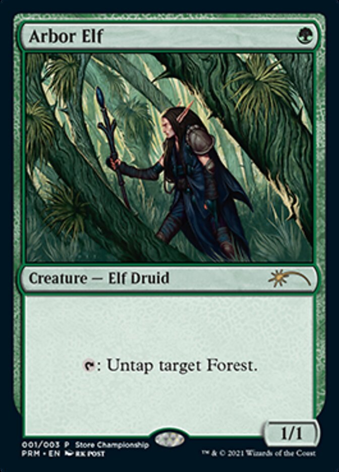 Arbor Elf [Wizards Play Network 2021] | Card Merchant Takapuna