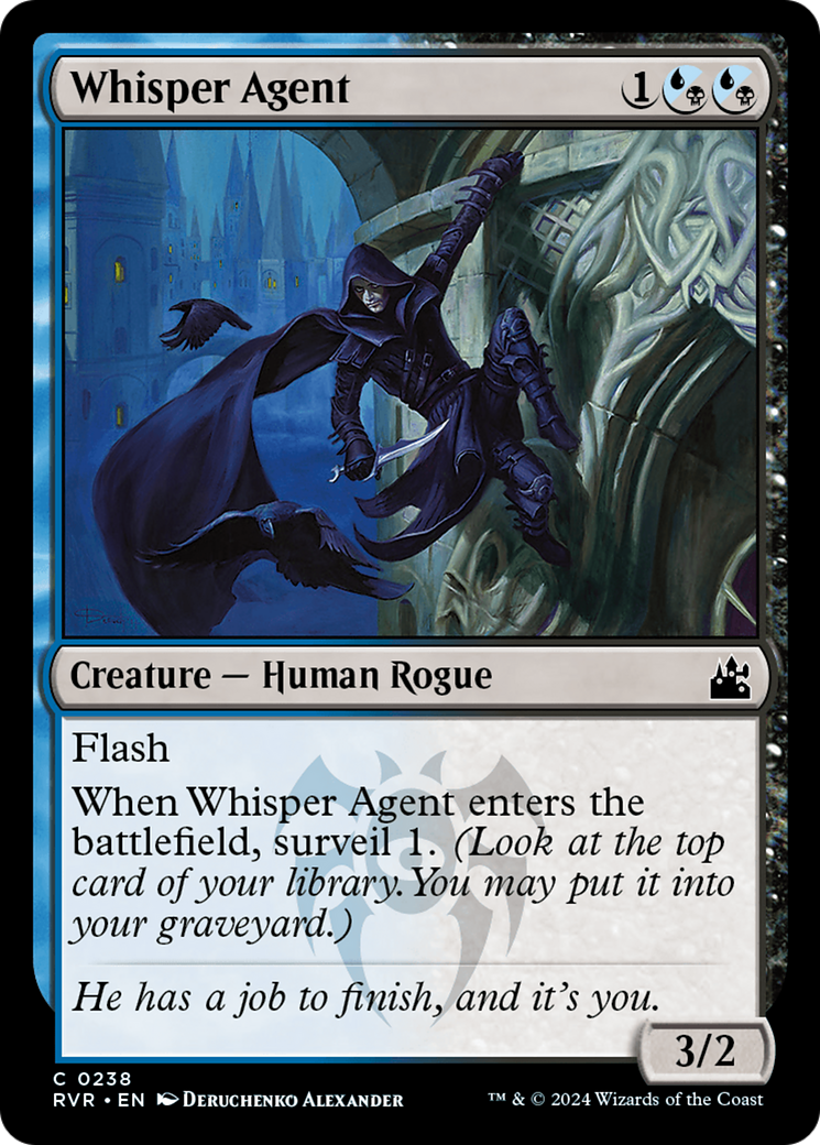 Whisper Agent [Ravnica Remastered] | Card Merchant Takapuna