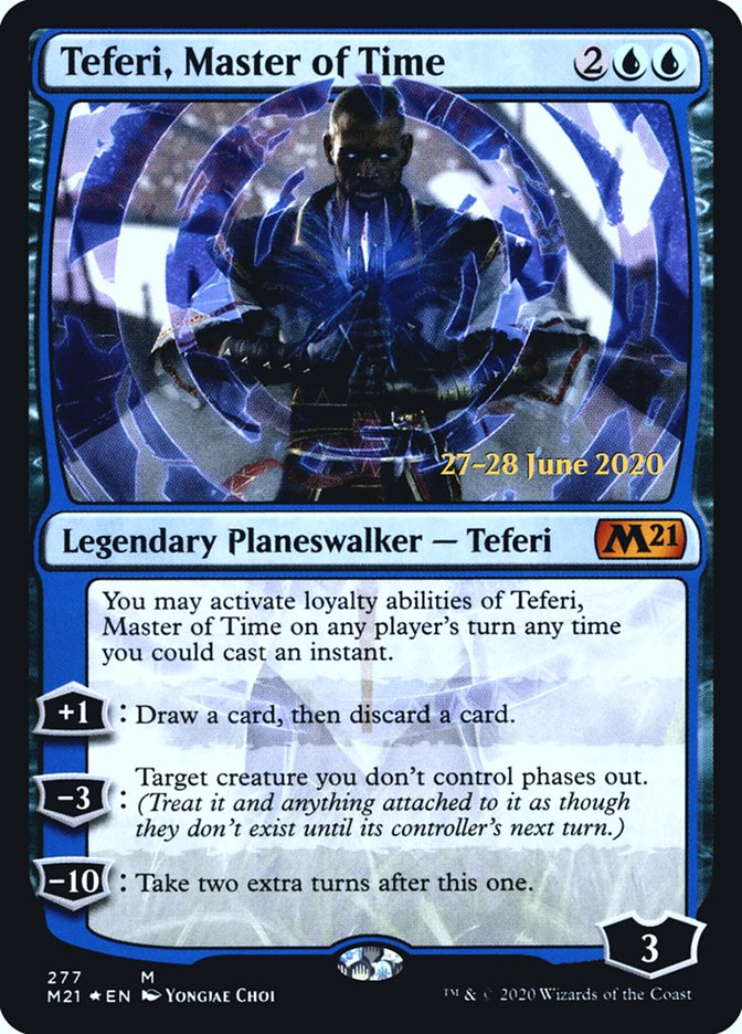 Teferi, Master of Time (277) [Core Set 2021 Prerelease Promos] | Card Merchant Takapuna