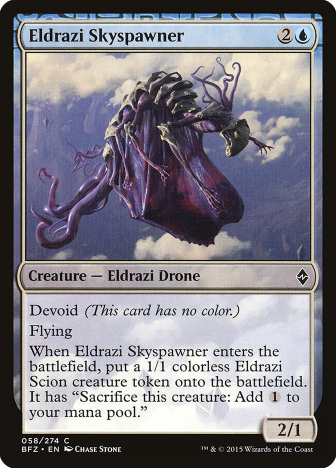 Eldrazi Skyspawner [Battle for Zendikar] | Card Merchant Takapuna