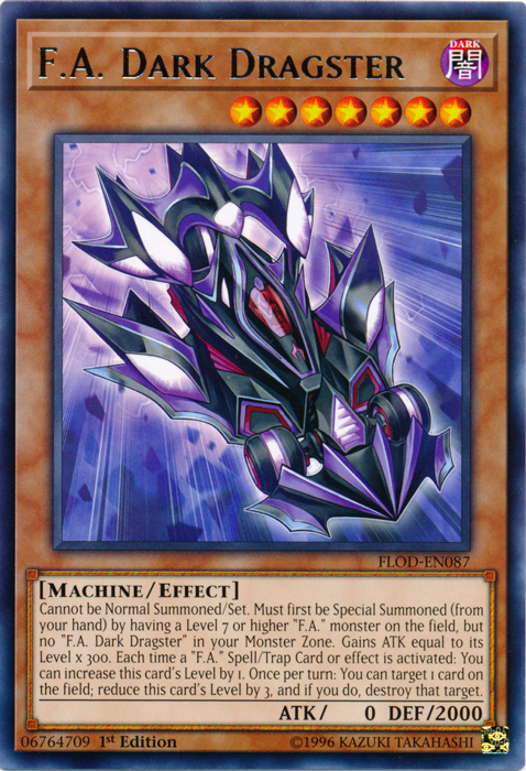 F.A. Dark Dragster [FLOD-EN087] Rare | Card Merchant Takapuna