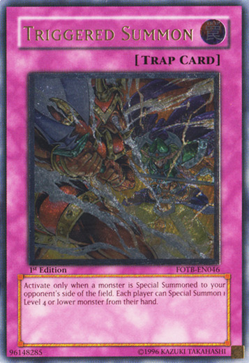 Triggered Summon [FOTB-EN046] Ultimate Rare | Card Merchant Takapuna