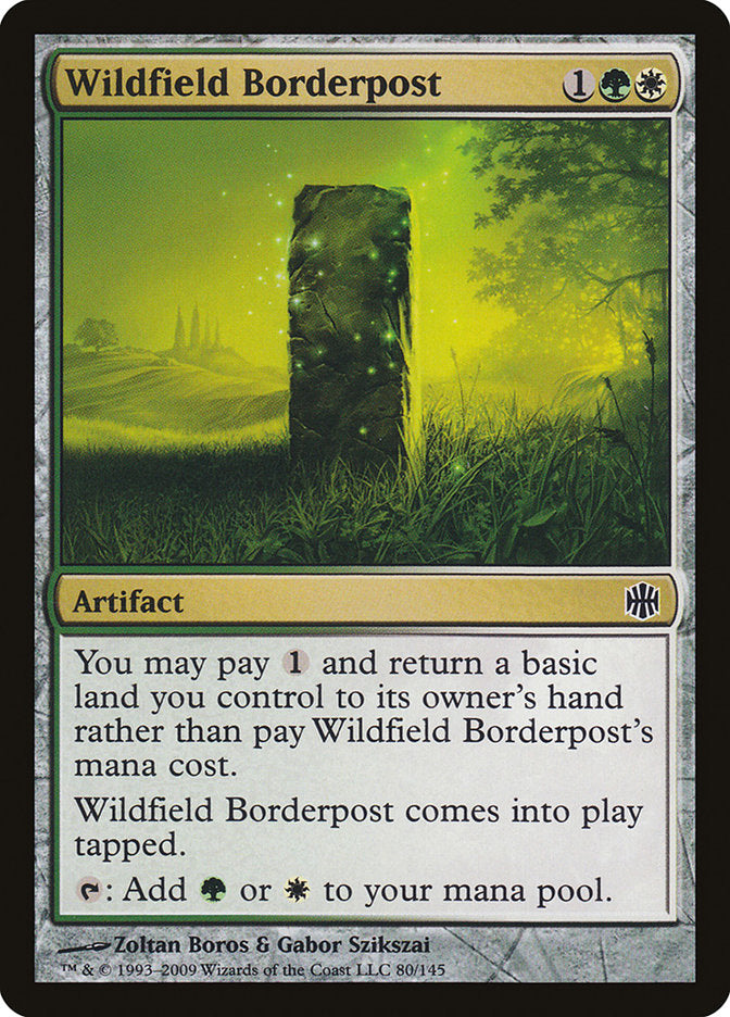 Wildfield Borderpost [Alara Reborn] | Card Merchant Takapuna