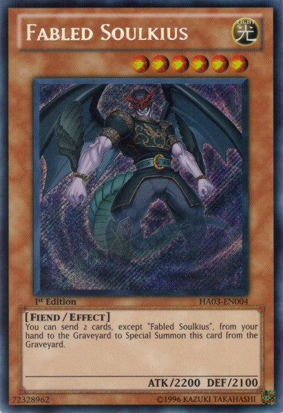 Fabled Soulkius [HA03-EN004] Secret Rare | Card Merchant Takapuna