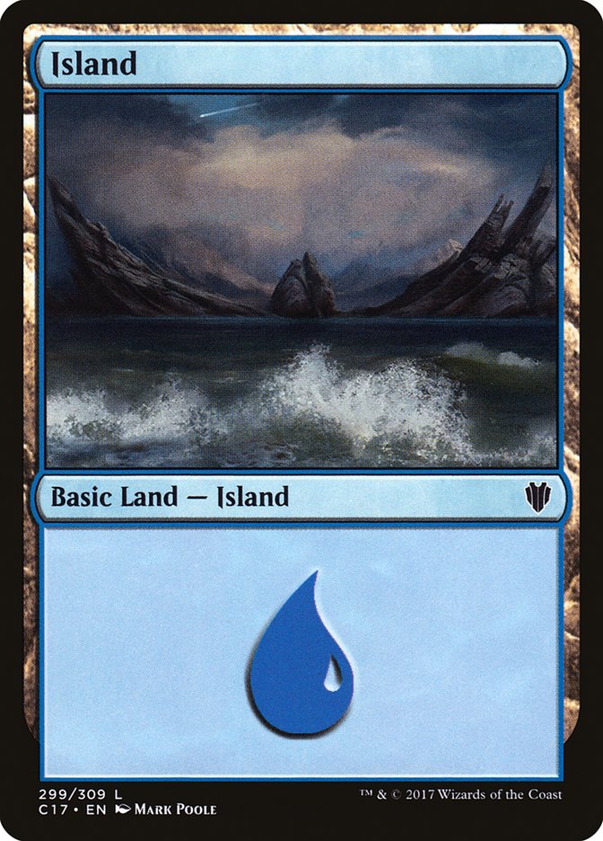 Island (299) [Commander 2017] | Card Merchant Takapuna