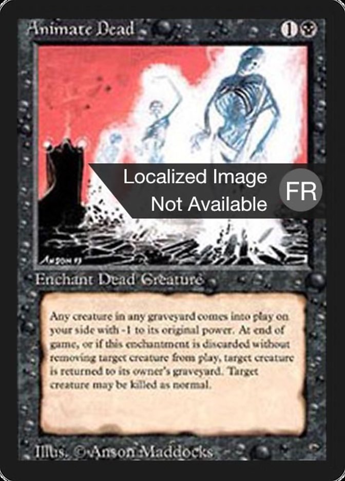 Animate Dead [Foreign Black Border] | Card Merchant Takapuna