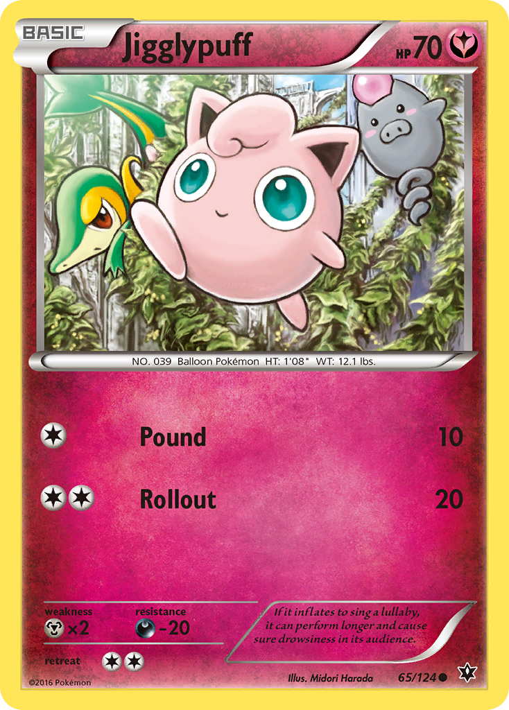 Jigglypuff (65/124) [XY: Fates Collide] | Card Merchant Takapuna