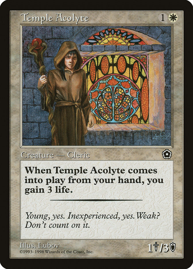 Temple Acolyte [Portal Second Age] | Card Merchant Takapuna