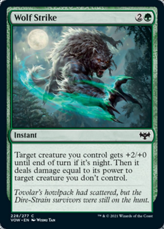 Wolf Strike [Innistrad: Crimson Vow] | Card Merchant Takapuna