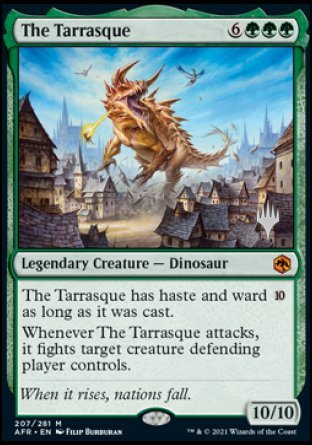 The Tarrasque (Promo Pack) [Dungeons & Dragons: Adventures in the Forgotten Realms Promos] | Card Merchant Takapuna