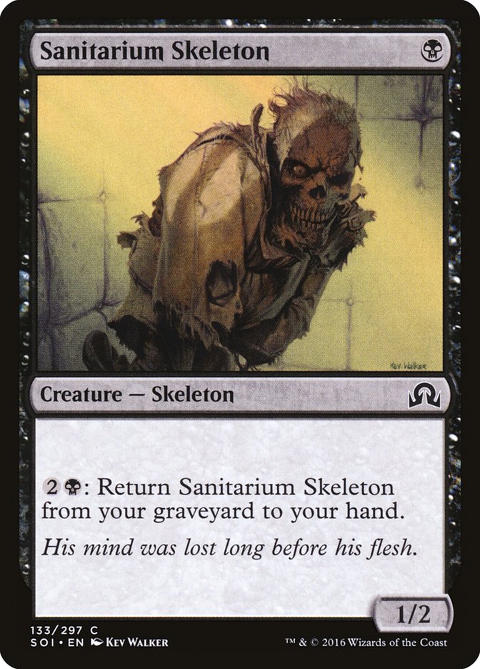 Sanitarium Skeleton [Shadows over Innistrad] | Card Merchant Takapuna