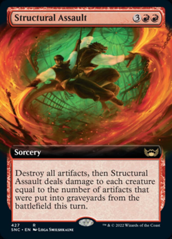 Structural Assault (Extended Art) [Streets of New Capenna] | Card Merchant Takapuna