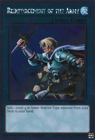 Reinforcement of the Army [NKRT-EN026] Platinum Rare | Card Merchant Takapuna