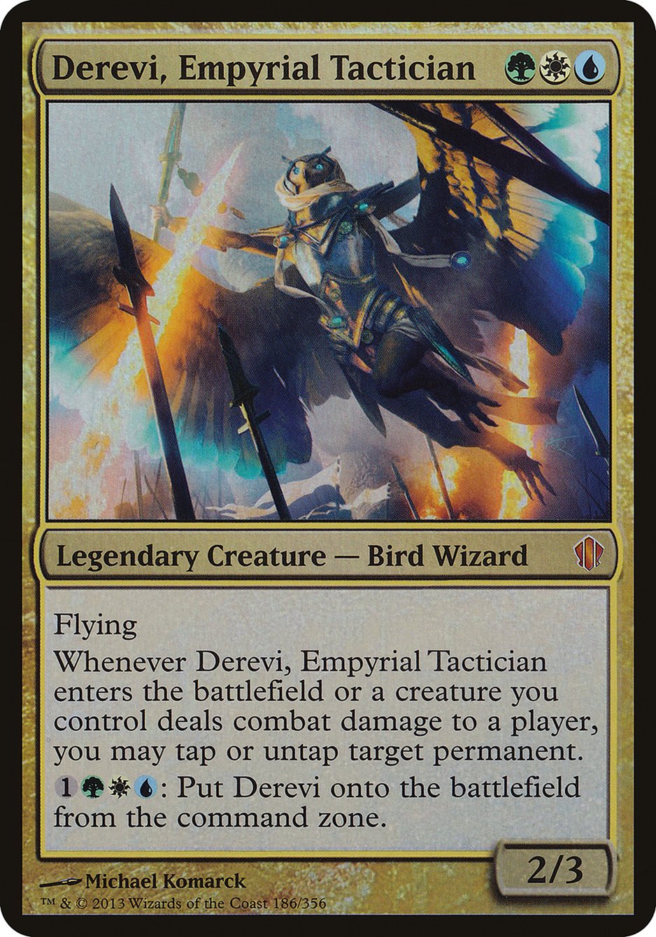 Derevi, Empyrial Tactician (Oversized) [Commander 2013 Oversized] | Card Merchant Takapuna