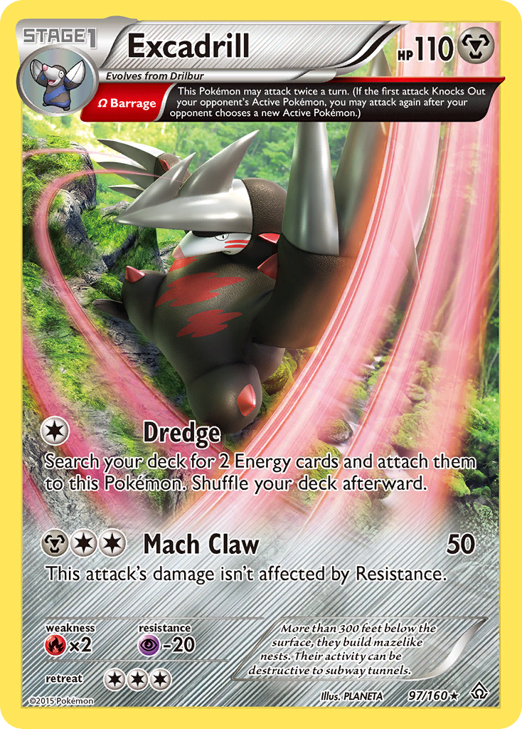 Excadrill (97/160) [XY: Primal Clash] | Card Merchant Takapuna