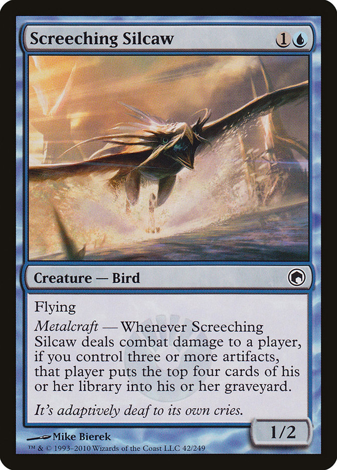 Screeching Silcaw [Scars of Mirrodin] | Card Merchant Takapuna