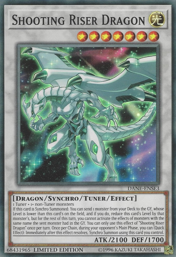 Shooting Riser Dragon [DANE-ENSE3] Super Rare | Card Merchant Takapuna