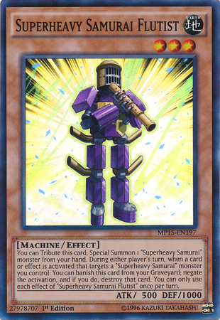 Superheavy Samurai Flutist [MP15-EN197] Super Rare | Card Merchant Takapuna