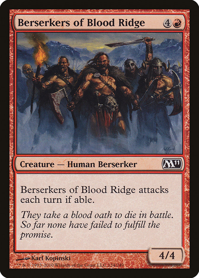 Berserkers of Blood Ridge [Magic 2011] | Card Merchant Takapuna