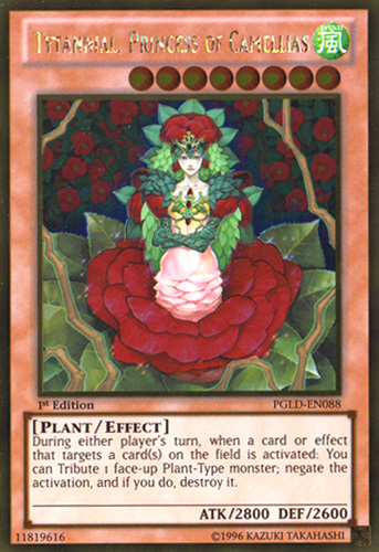 Tytannial, Princess of Camellias [PGLD-EN088] Gold Rare | Card Merchant Takapuna