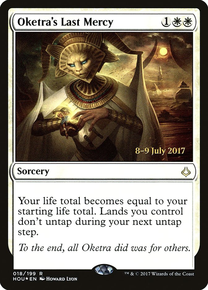 Oketra's Last Mercy [Hour of Devastation Prerelease Promos] | Card Merchant Takapuna