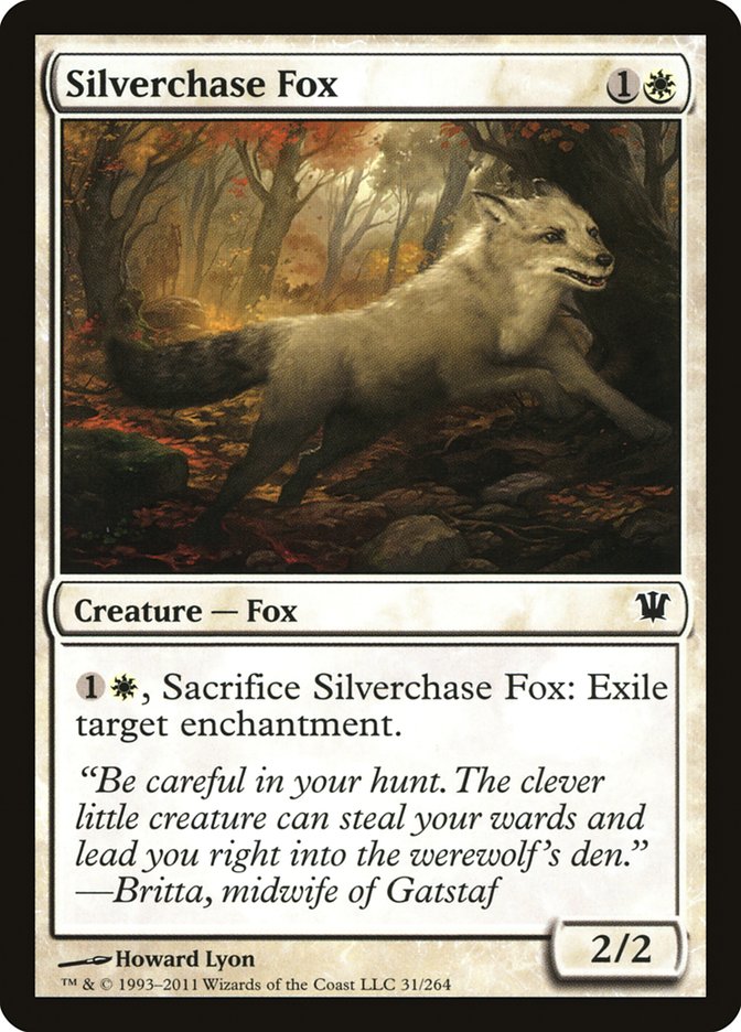 Silverchase Fox [Innistrad] | Card Merchant Takapuna