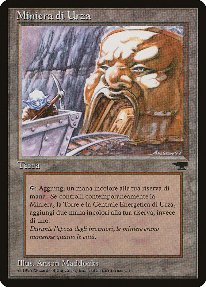 Urza's Mine (Pulley) (Italian) - "Miniera di Urza" [Rinascimento] | Card Merchant Takapuna