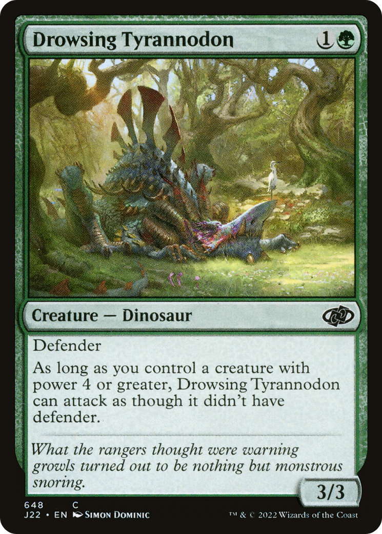 Drowsing Tyrannodon [Jumpstart 2022] | Card Merchant Takapuna