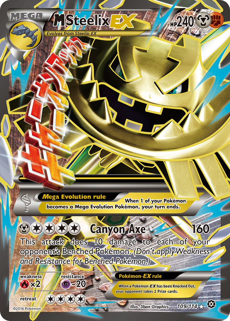 M Steelix EX (109/114) [XY: Steam Siege] | Card Merchant Takapuna