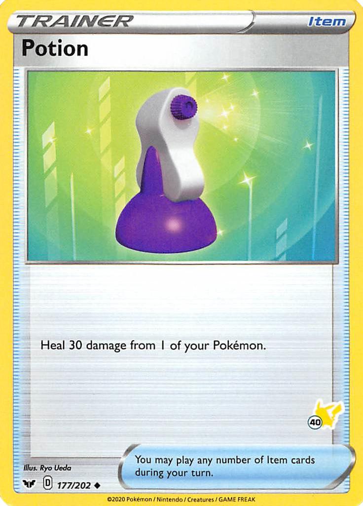 Potion (177/202) (Pikachu Stamp #40) [Battle Academy 2022] | Card Merchant Takapuna