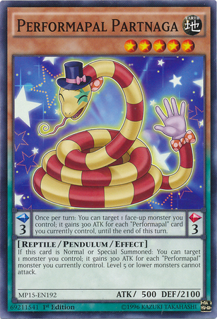 Performapal Partnaga [MP15-EN192] Common | Card Merchant Takapuna